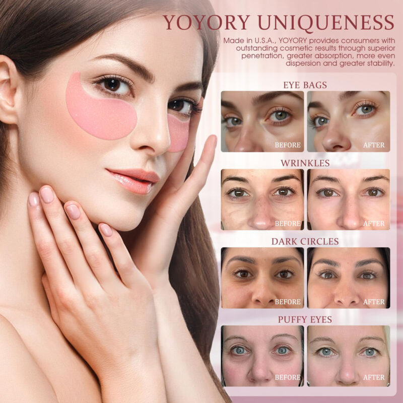 Máscaras De Gel Para Os Olhos Yoyory Under Eye Patches Wrugl - Image 4