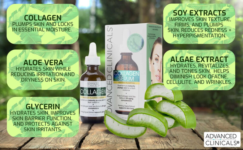 Sérum Advanced Clinicals Collagen Para Endurecer A Pele Faci - Image 2
