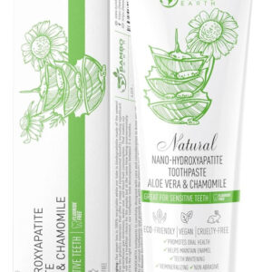 Pasta De Dentes Bamboearth Natural Nano Hydroxyapatite Aloe