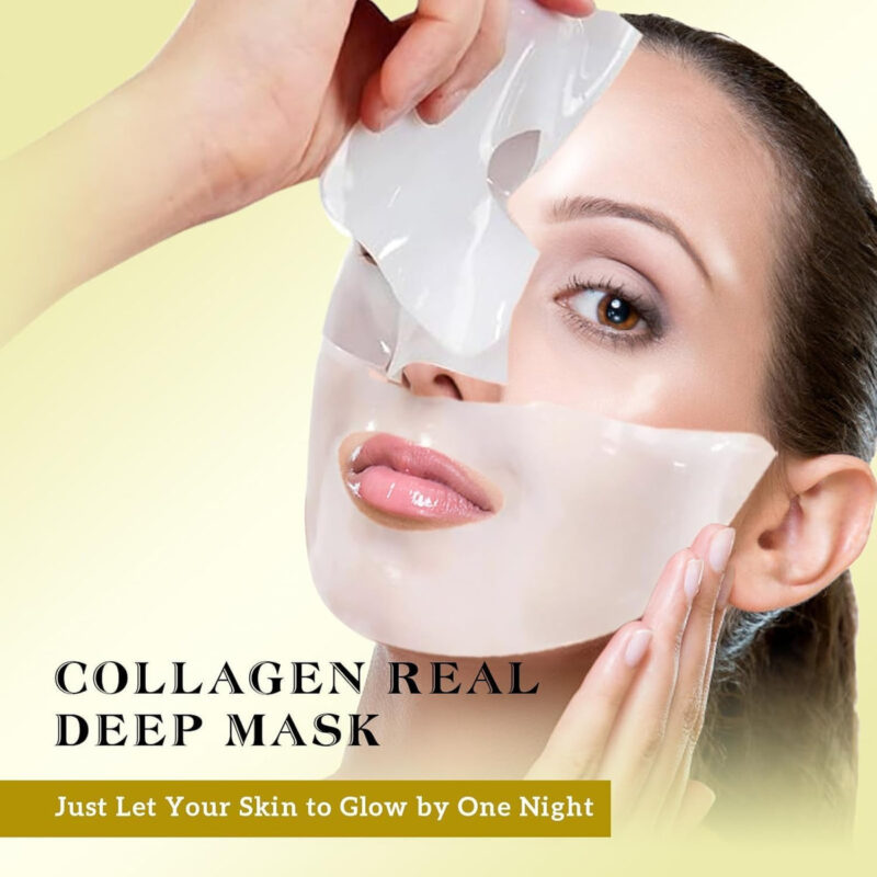 Máscara Facial Weilnell Bio-collagen Real Deep Anti Wrinkle - Image 6