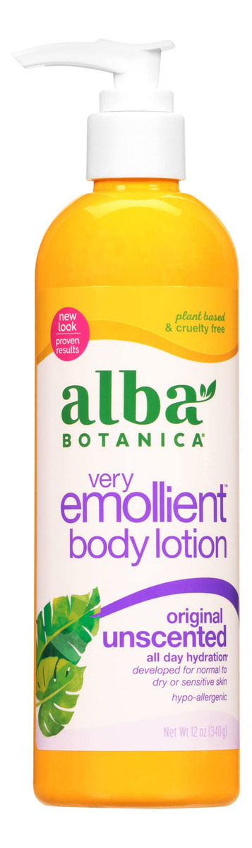 Loção Corporal Alba Botanica Muito Emoliente Sem Perfume 360