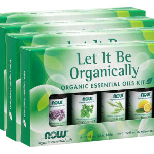 Let It Be Kit Óleos Orgânico Now Foods 4 Em 1 Importado 4un