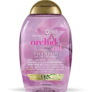Shampoo De Óleo De Orquídea Ogx Fadedefying Com Uvauvb Sun