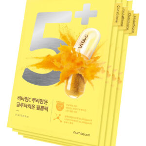 Máscara Em Folha Numbuzin No.5 Vitamina C E Glutationa 4 Fol