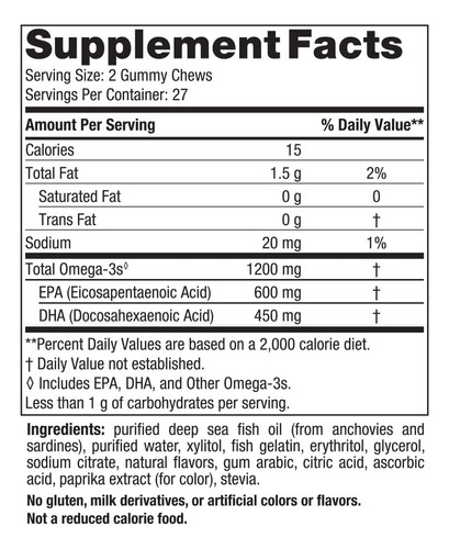 Suplemento Nordic Naturals Zero Sugar Ultimate Omega Gummy - Imagem 2