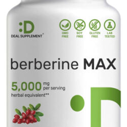 Supplement Deal Suplemento Berberine Max 5.000 Mg 240 Cápsul