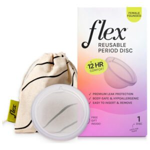 Disco Menstrual Reutilizável Flex Disco Reutilizável Com Lim