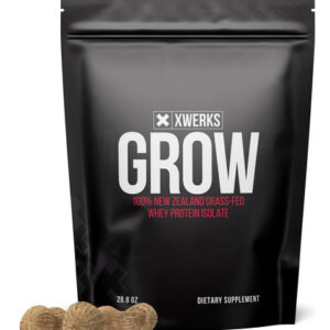 Proteína Em Pó Xwerks Grow Peanut Butter Grass-fed 30 Porçõe