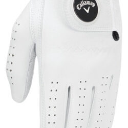Luva Feminina Callaway Opti Flex Branca, Pequena, Usada À Es