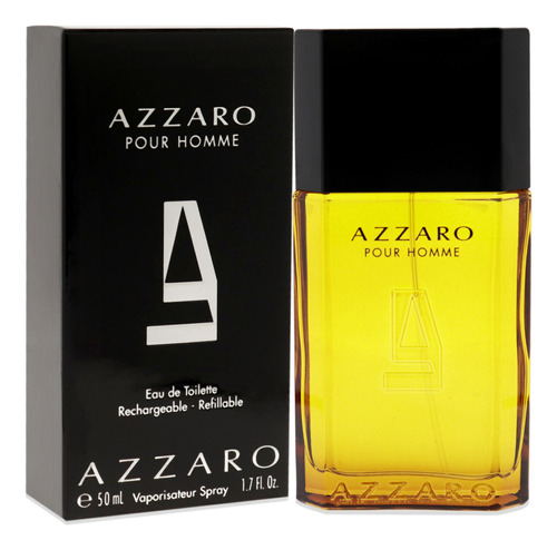 Perfume Azzaro Azzaro Para Homens Edt 50ml Em Spray Recarreg - Imagem 3