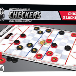 Jogo De Tabuleiro De Damas Masterpieces Nhl Chicago Blackhaw