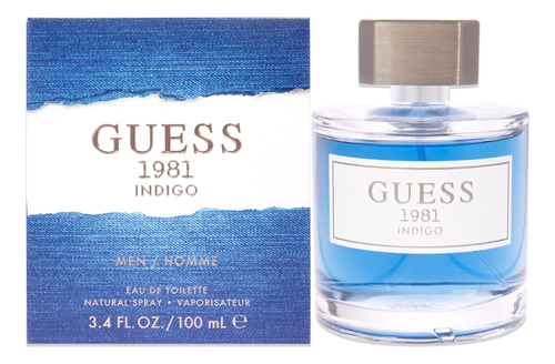 Guess 1981 Indigo Da Guess Para Homens - 3.4 Oz Edt Spray