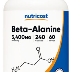 Suplemento Nutricost Em Cápsulas De Beta-alanina 240 X 850 M