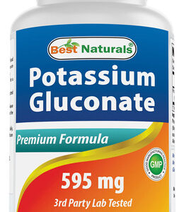 Suplemento De Gluconato De Potássio Best Naturals 595 Mg 250