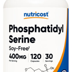 Suplemento Nutricost Fosfatidilserina 400 Mg 120 Cápsulas