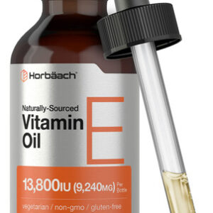 Óleo De Vitamina E Horbaach 30 Ml 13.800 Ui Glút Vegetariano