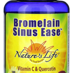 Suplemento Nature's Life Bromelain Sinus Ease 1200 Mg 100 Cá