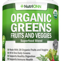 Suplemento Nutrionn Organic Super Greens Em Cápsulas 120 Uni