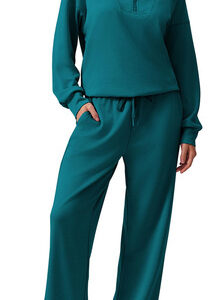 Conjunto De Moletom Pinspark De 2 Peças Para Mulheres De Cin