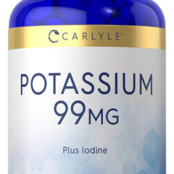 Suplemento Carlyle Potassium 99mg + Iodo 500 Comprimidos