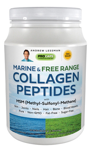 Suplemento Andrew Lessman Marine & Free Range Collagen Pepti