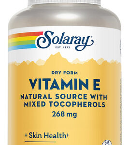 Suplemento Solaray De Vitamina E 400iu Com Tocoferóis Mistos