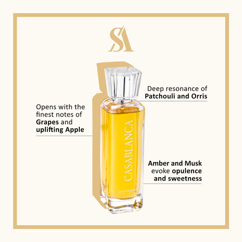 Perfume Swiss Arabian Casablanca Eau De Parfum 100ml For Uni - Imagem 2