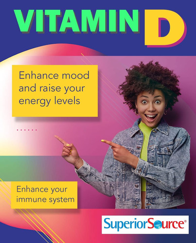 Vitamina D3, 10000 Ui, Comprimidos Sublinguais Super Source - Imagem 6