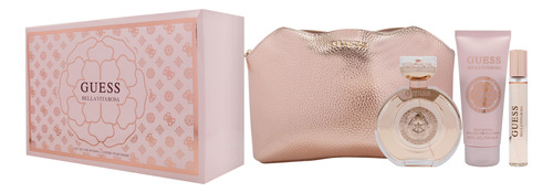 Conjunto De Presente Perfume Guess Bella Vita Rosa Para Mulh - Imagem 4