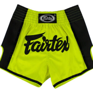 Calções De Boxe De Muay Thai Fairtex Bs1706 Slim Cut Green (