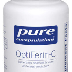 Suplemento De Ferro Pure Encapsulations Optiferin-c 60 Cápsu
