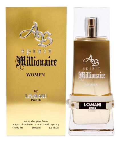Ab Spirit Millionaire Da Lomani Para Mulheres - 3,3 Onças Ed