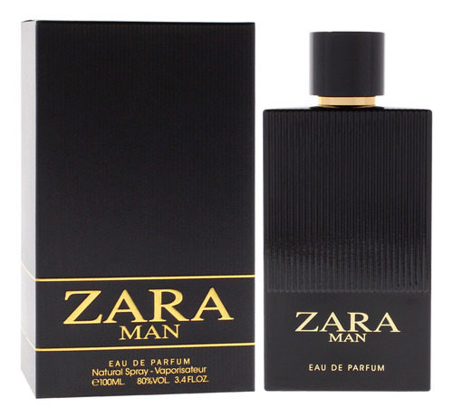 Perfume Fragrance World Zara Eau De Parfum 100ml Para Homens - Imagem 3