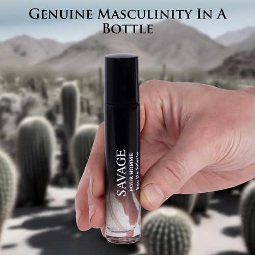 Perfume Novoflow Savage Para Homens Edt 15 Ml/0,5 Onças - Imagem 6