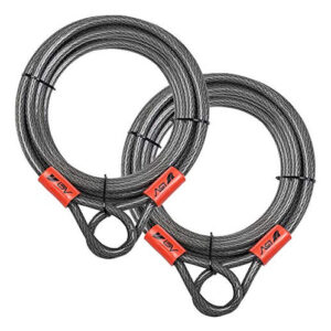 Cabo De Aço De Segurança Bv 30ft Com Laços Para U-lock E Pad