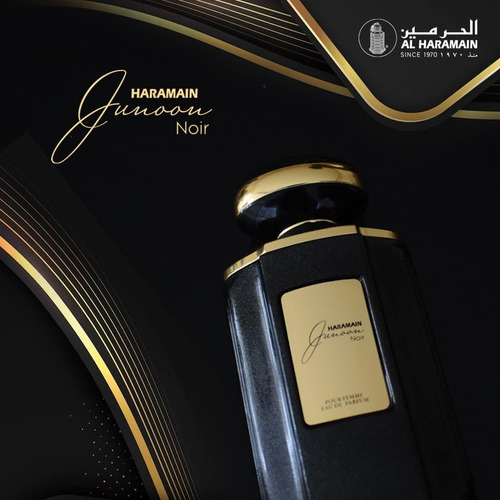 Perfume Al Haramain Junoon Noir Edp 75ml Para Mulheres - Imagem 6