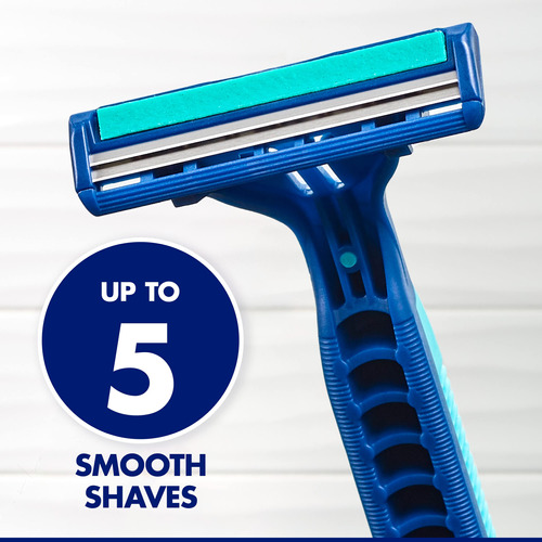 Lâminas De Barbear Descartáveis Gillette Sensor2 Plus Pivoti - Imagem 3
