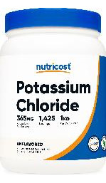Cloreto De Potássio Em Pó Nutricost 1 Kg Sem Glúten E Não Tr - Imagem 2
