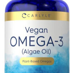 Suplemento Carlyle Vegan Omega 3 200mg Softgels 150 Unidades