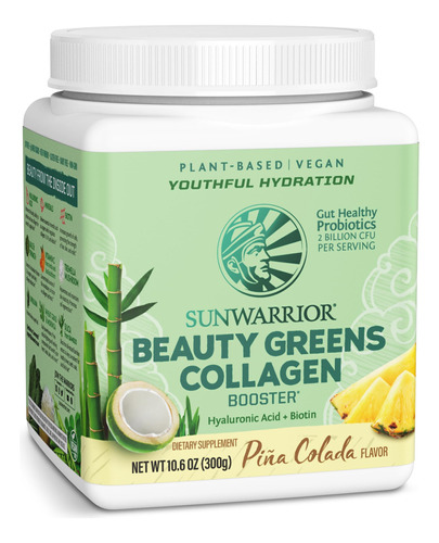 Colágeno Em Pó Sunwarrior Pina Colada Com Biotina E Probióti