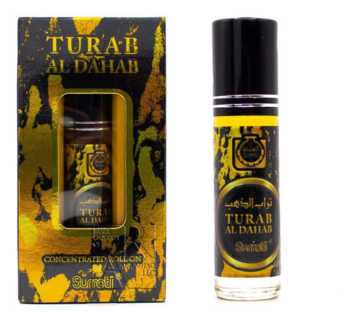 Óleo De Perfume Turab Al Dahab Roll-on De 6 Ml (0,2 Fl Oz) Unissex - Imagem 3