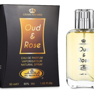 Perfume Al-rehab Oud & Rose Edp 50ml Para Homens E Mulheres