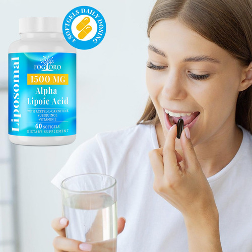 Suplemento De Ácido Alfa Lipóico Fogoro 1500 Mg Lipossomal 1 - Imagem 6