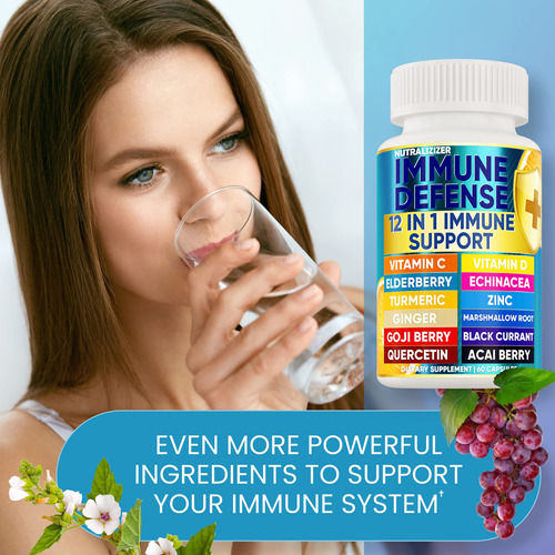 Nutralizador De Vitaminas De Defesa Imune 12 Em 1 Premium 30 - Imagem 3