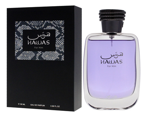 Perfume Rasasi Hawas Eau De Parfum Spray 100ml Para Homens - Imagem 3