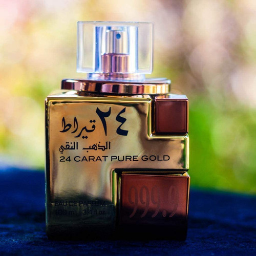 Perfume Lattafa 24 Carat Pure Gold Eau De Parfum 100ml Unise - Imagem 4