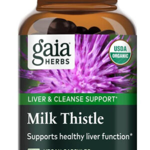 Gaia Herbs Milk Thistle - Suplemento De Fígado E Suporte De