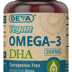 Suplemento Deva Vegan Omega-3 Dha 200mg 90 Cápsulas Gelatino