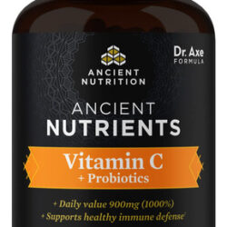 Suplemento Ancient Nutrition Vitamina C + Probióticos 900mg