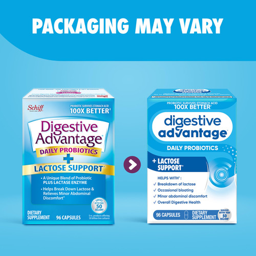 Suplemento Digestive Advantage Lactose Support 96 Comprimido - Imagem 7